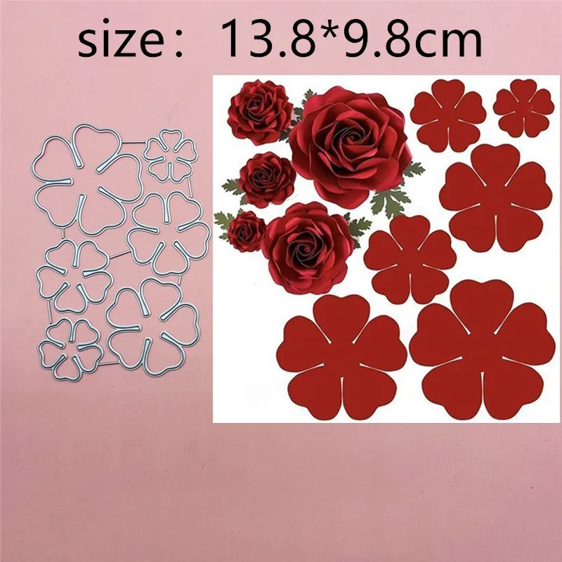 Flower Petal Metal Cut Dies Stencils for Scrapbooking Stamp/Photo Album Decorative Embossing DIY Paper Cards
Flower Petal Metal Cut Dies Stencils for Scrapbooking Stamp/Photo Album Decorative Embossing DIY Paper Cards