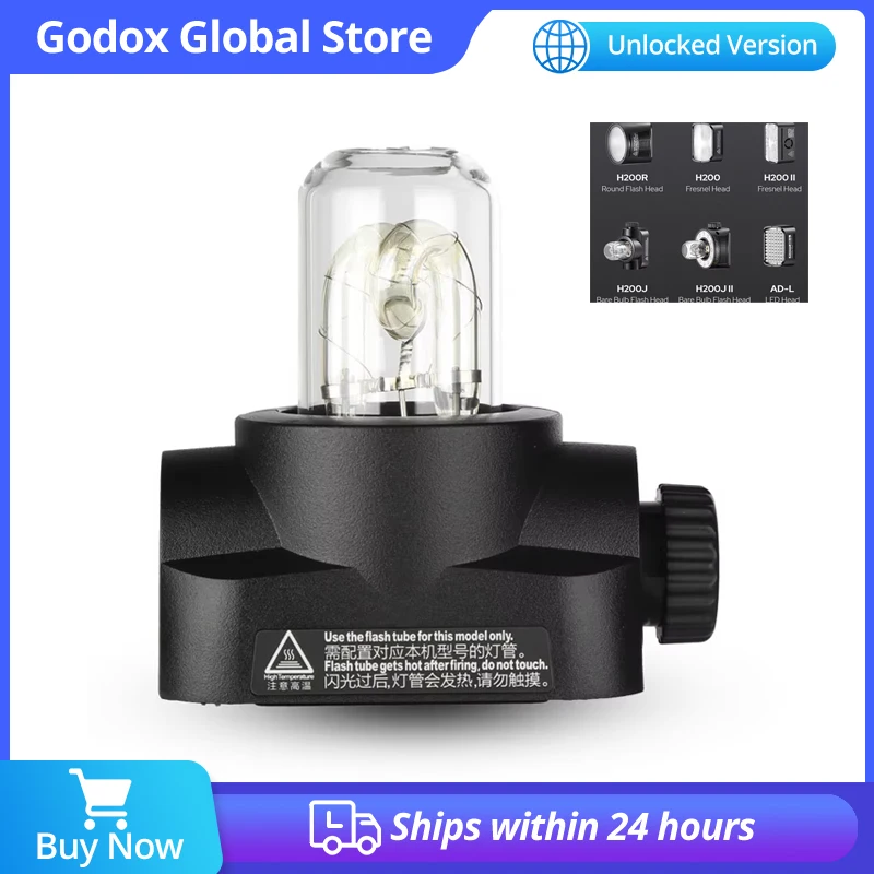 GODOX AD200pro AD200pro II Accessory adapter H200R H200 H200II H200J H200J II AD-L Flash lamp head Outdoor photography shooting
GODOX AD200pro AD200pro II Accessory adapter H200R H200 H200II H200J H200J II AD-L Flash lamp head Outdoor photography shooting