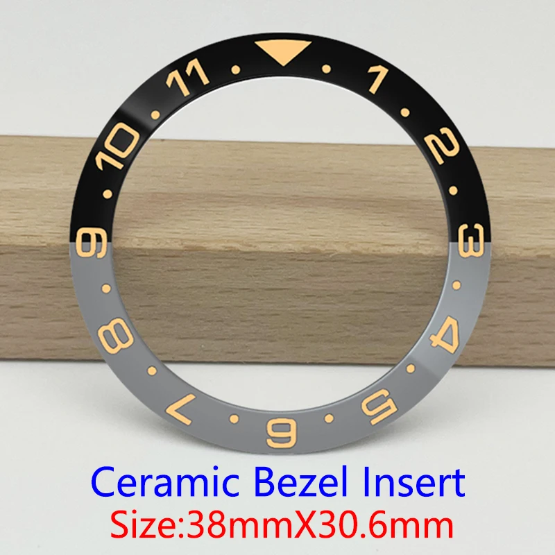 38mm x 30.6mm Ceramic Bezel Insert Fits SKX007 NH35 NH36 and Other Diving Watches of the Same Size Modified Bezel Insert Ring
38mm x 30.6mm Ceramic Bezel Insert Fits SKX007 NH35 NH36 and Other Diving Watches of the Same Size Modified Bezel Insert Ring