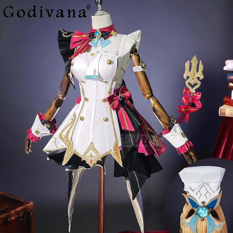 Cosplay Costuem Dess Set Cosplay Wig Game Genshin Impact Cos Outfits Women Halloween Party Roleplay Costume
Cosplay Costuem Dess Set Cosplay Wig Game Genshin Impact Cos Outfits Women Halloween Party Roleplay Costume