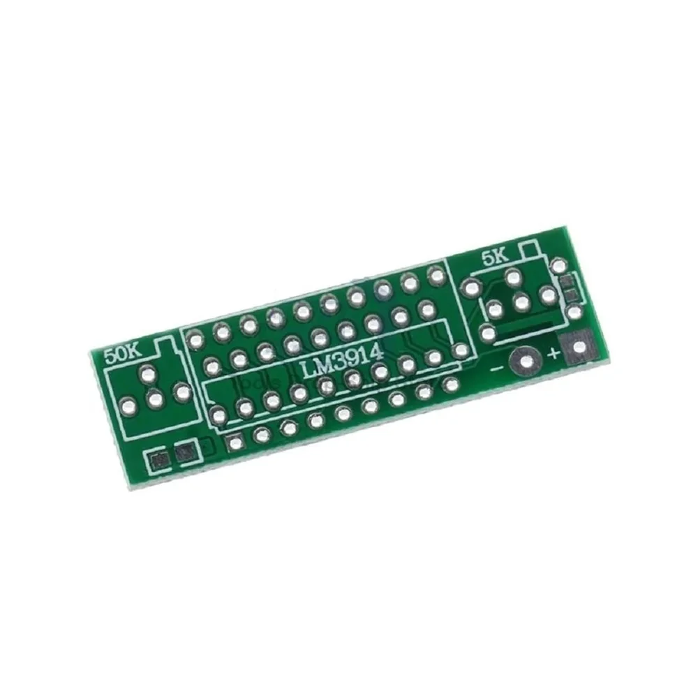 LM3914 10 Segment 3.7V Lithium 12V Battery Capacity Indicator Module Power Level Tester LED Display Electronic DIY Kits(Green)
LM3914 10 Segment 3.7V Lithium 12V Battery Capacity Indicator Module Power Level Tester LED Display Electronic DIY Kits(Green)