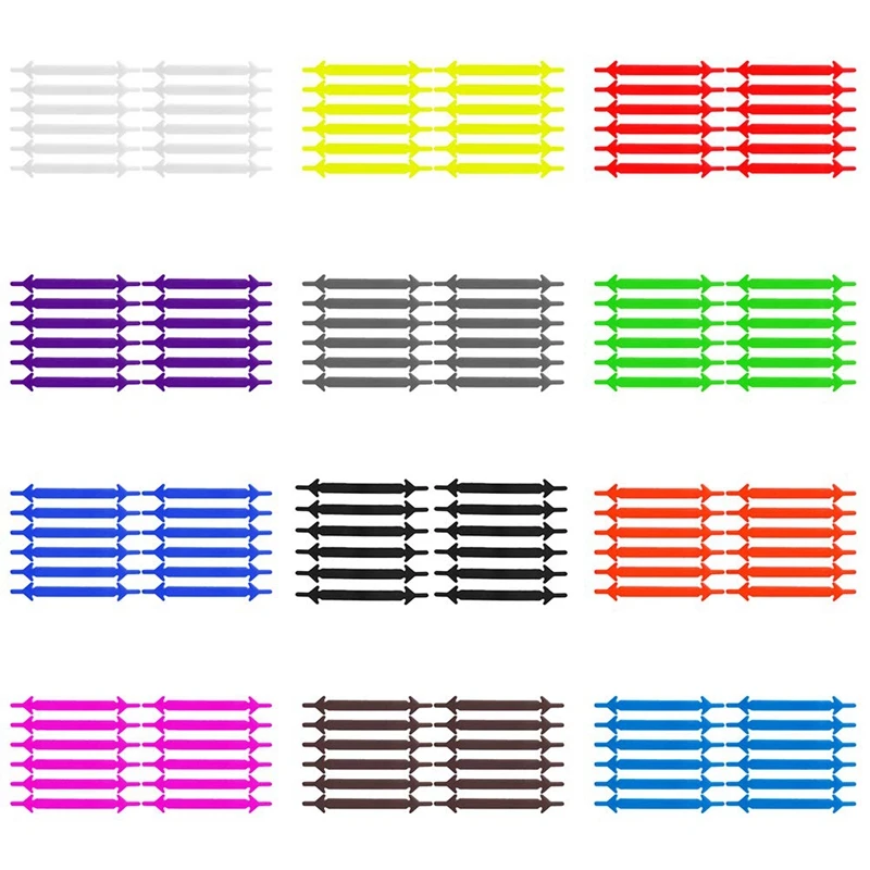 No Tie Shoe laces Elastic Silicone Shoelaces Leisure Sneakers Unisex Rubber Shoe lace Child Adult Quick Safety Lazy laces 12 Pcs
No Tie Shoe laces Elastic Silicone Shoelaces Leisure Sneakers Unisex Rubber Shoe lace Child Adult Quick Safety Lazy laces 12 Pcs