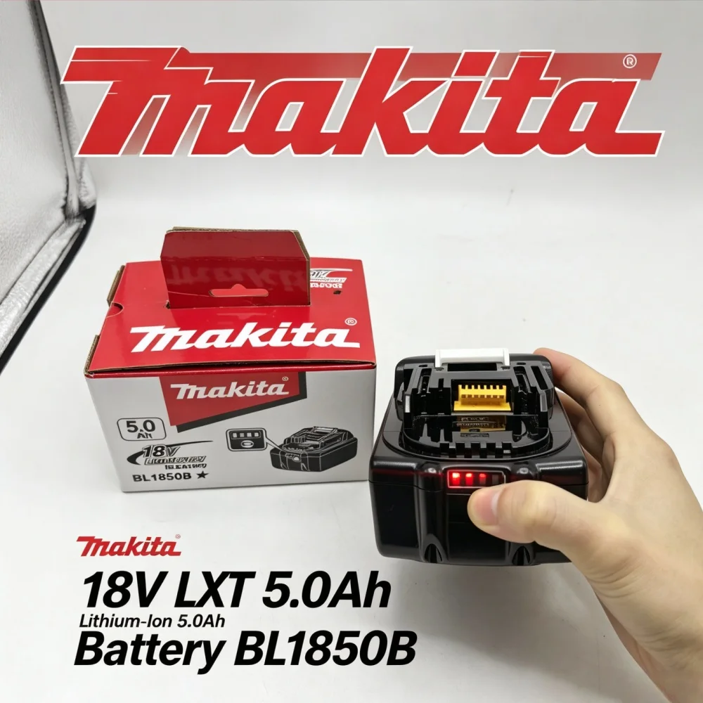 100% Genuine 18V Makita 5Ah for Makita Battery BL1840 BL1830B BL1850B BL1850 BL1860 BL1815 Replacement Lithium Battery
100% Genuine 18V Makita 5Ah for Makita Battery BL1840 BL1830B BL1850B BL1850 BL1860 BL1815 Replacement Lithium Battery