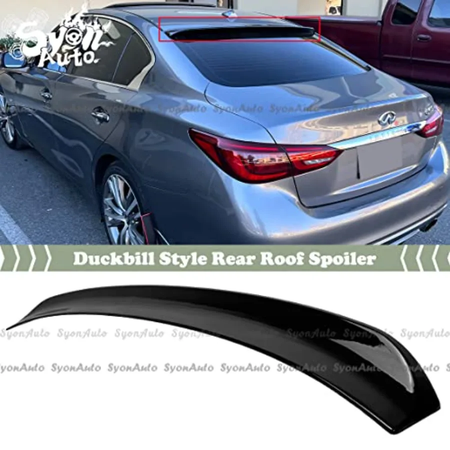 FITS 2014-2021 INFINITI Q50 GLOSS BLACK DUCKBILL STYLE ROOF SPOILER VISOR WING LID
FITS 2014-2021 INFINITI Q50 GLOSS BLACK DUCKBILL STYLE ROOF SPOILER VISOR WING LID