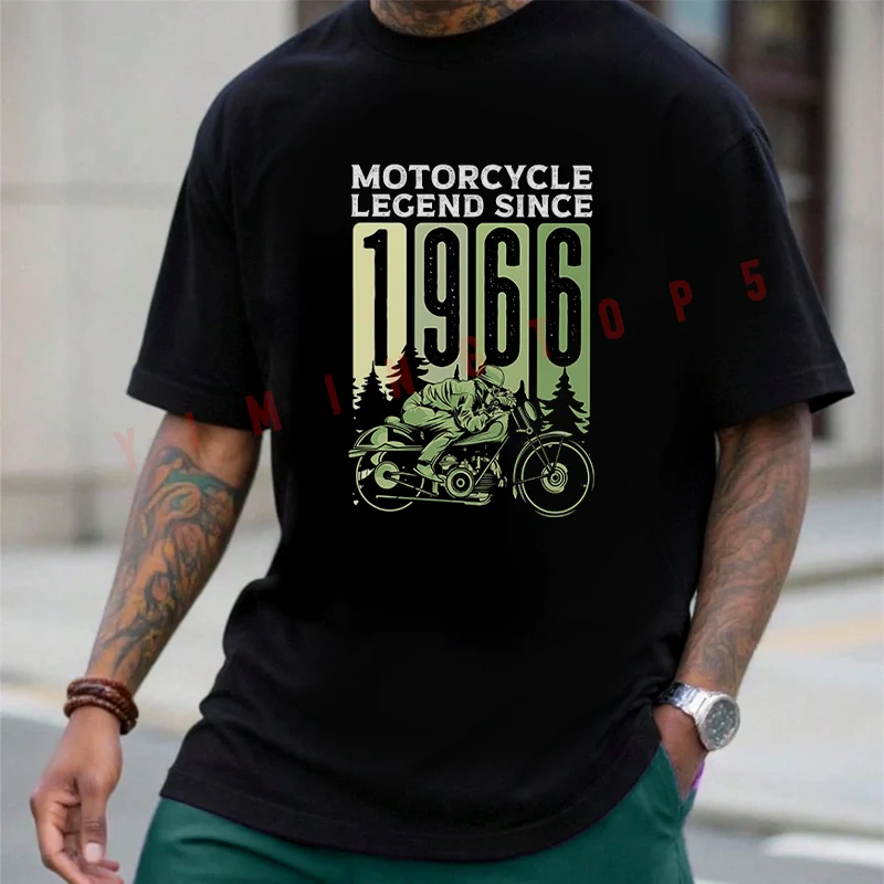 Motorcycle Legend 1966 Cotton Men's Moto T-shirt Fashion Casual Summer Comfortable Short Sleeve Tops
Motorcycle Legend 1966 Cotton Men's Moto T-shirt Fashion Casual Summer Comfortable Short Sleeve Tops