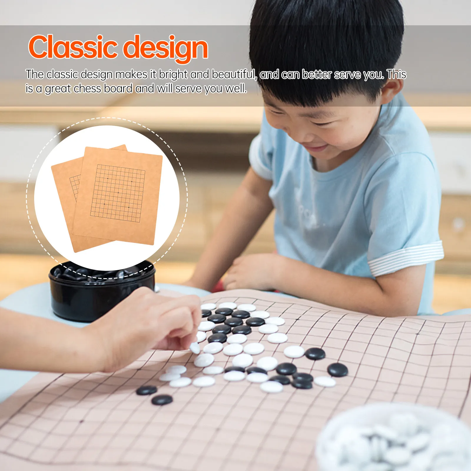 2Pcs Foldable Gobang Chess Board Dual-Sided Portable Chess Game Accessory Bright Clear Lines Easy to Store Appearance
2Pcs Foldable Gobang Chess Board Dual-Sided Portable Chess Game Accessory Bright Clear Lines Easy to Store Appearance