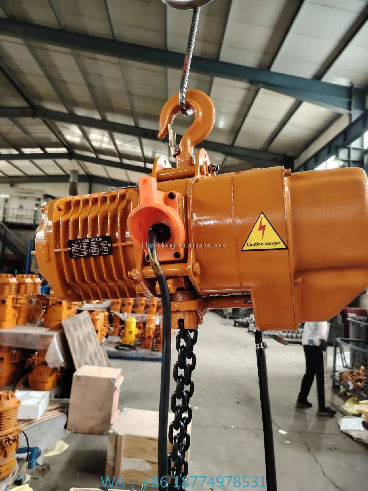 Electric 1 Ton Electric Chain Hoist Load Capacity Chain Hoist
Electric 1 Ton Electric Chain Hoist Load Capacity Chain Hoist