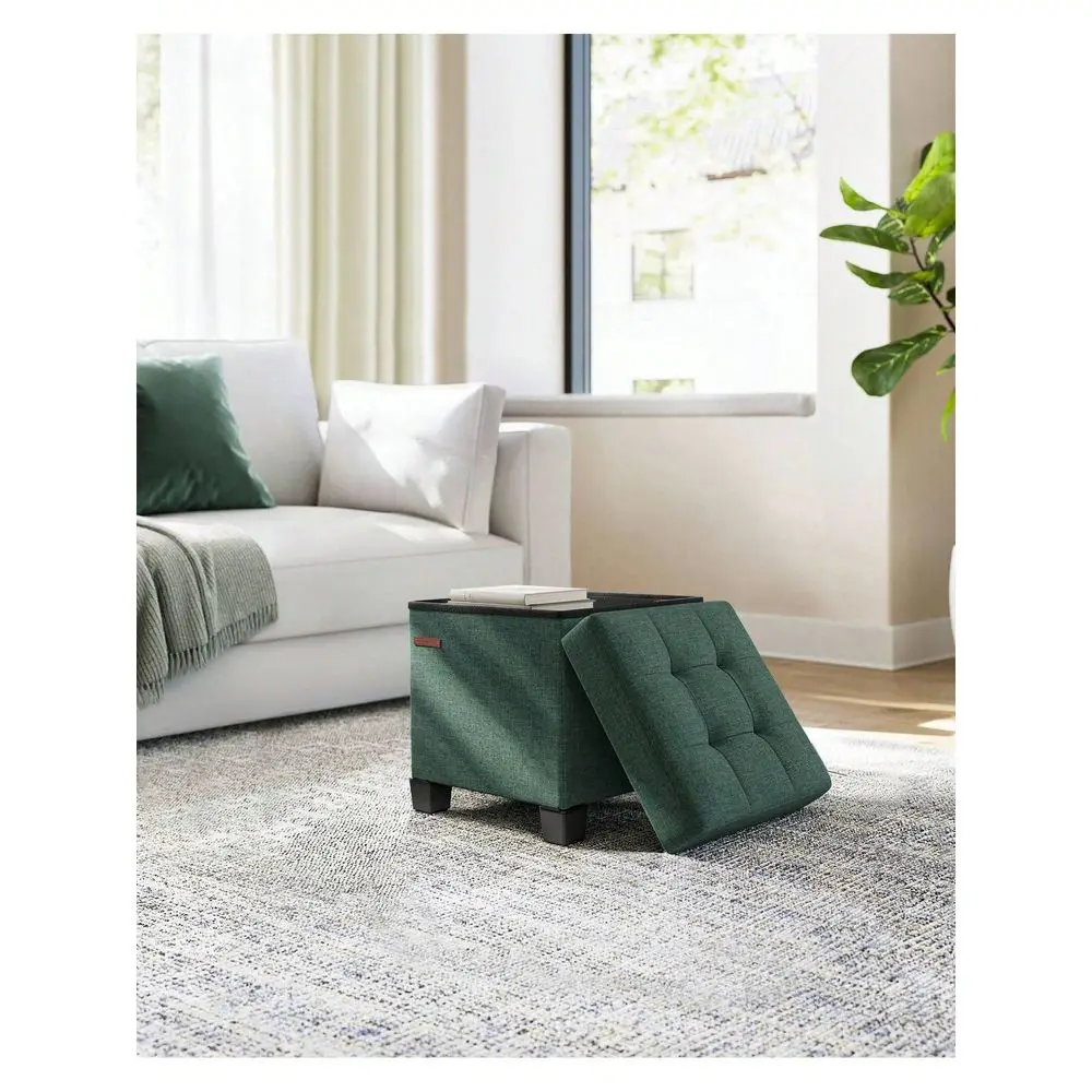 15 Inches Cube Storage Ottoman, Bedroom Bench With Storage, Foot Stool With Feet, Holds To 660 Lb
15 Inches Cube Storage Ottoman, Bedroom Bench With Storage, Foot Stool With Feet, Holds To 660 Lb