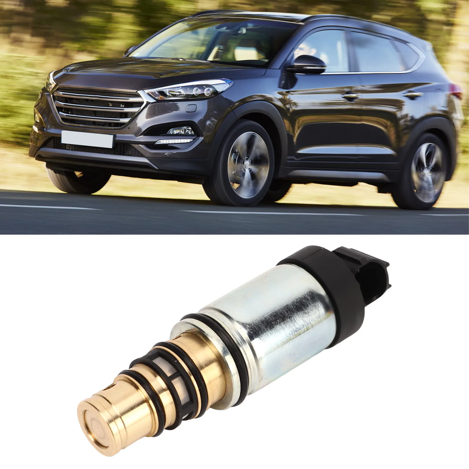 AC Compressor Electronic Control Valve AC Compressor Control Valve 1738316 Metal High Sensitivity Replacement for Tucson
AC Compressor Electronic Control Valve AC Compressor Control Valve 1738316 Metal High Sensitivity Replacement for Tucson