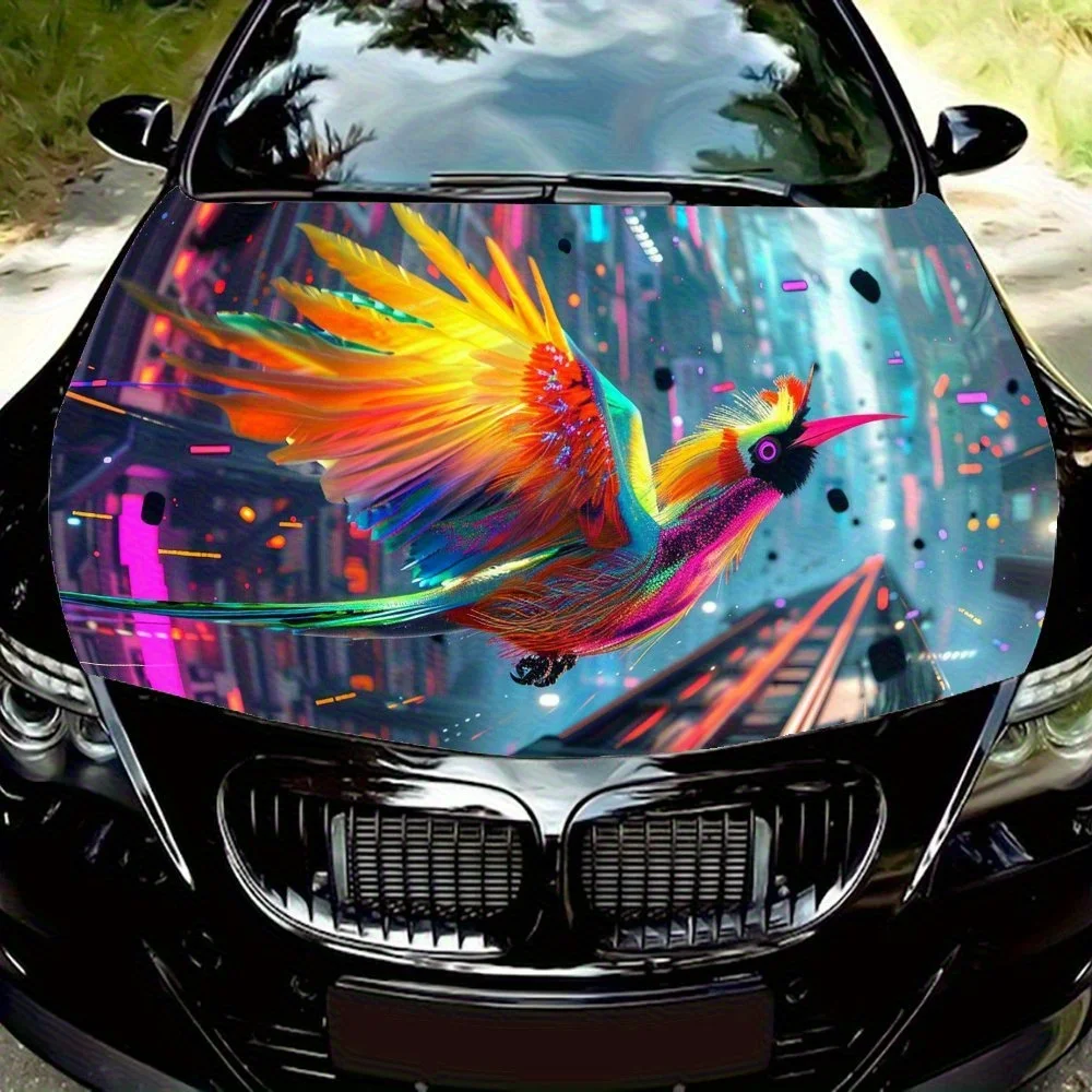 Vivid Phoenix Cosmic Wings Spread Car Hood Vinyl Wraps, Car Engine Decal Sticker, Waterproof Self-adhesive Car Vinyl Wraps, Surf
Vivid Phoenix Cosmic Wings Spread Car Hood Vinyl Wraps, Car Engine Decal Sticker, Waterproof Self-adhesive Car Vinyl Wraps, Surf
