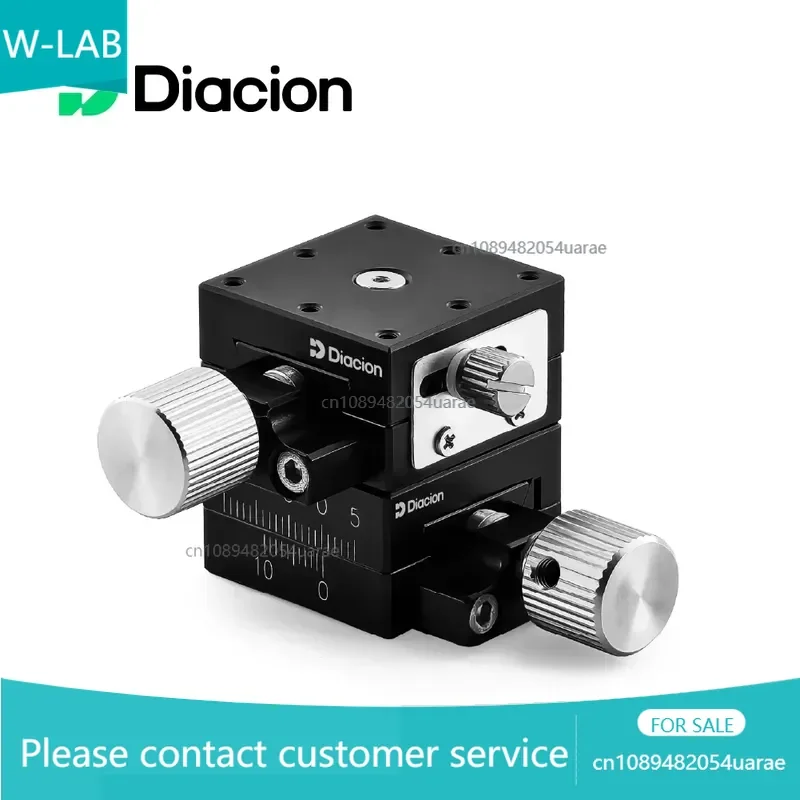 Diacion WEXY25 Optical Manual Positioning Stage 25*25mm Dovetail XY-axis Sliding Blocks Long Stroke Feed Screw 1-Year
Diacion WEXY25 Optical Manual Positioning Stage 25*25mm Dovetail XY-axis Sliding Blocks Long Stroke Feed Screw 1-Year