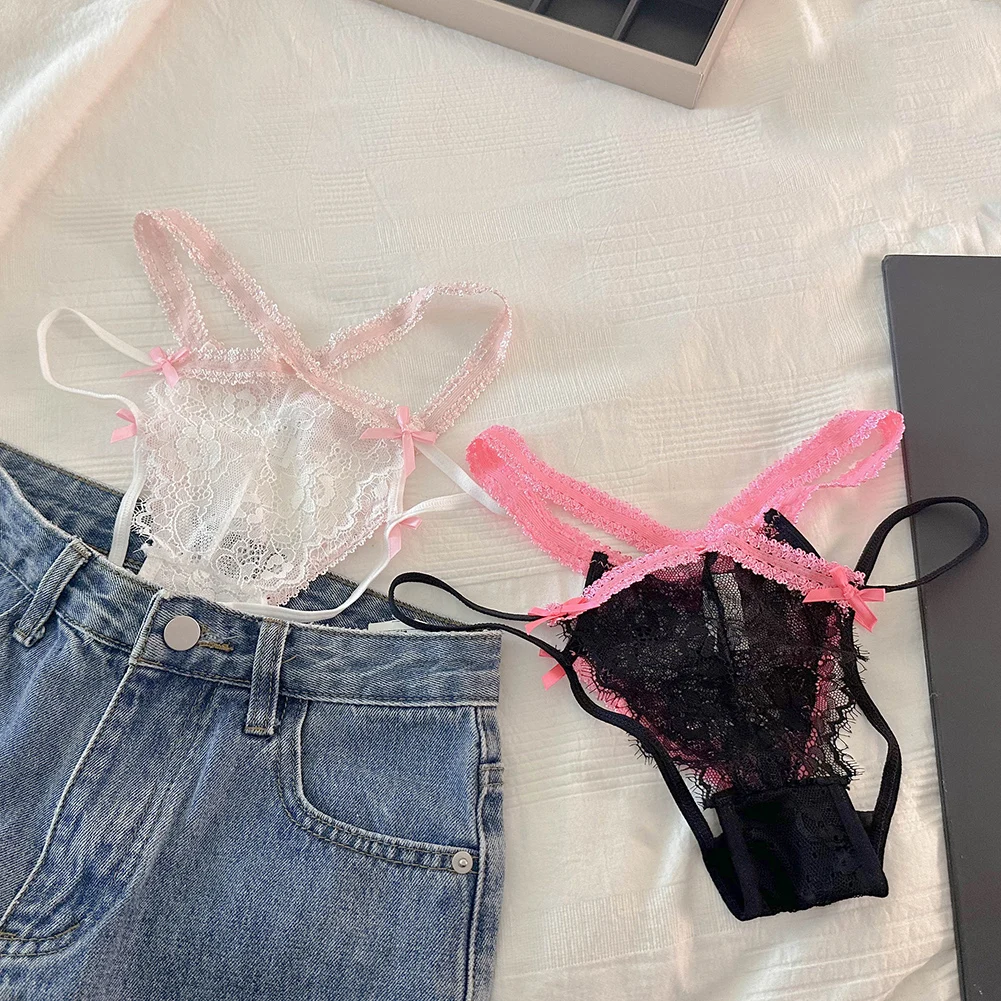 Womens Sexy Lace Panties Low Rise Penetration Hollow Briefs See Through Women Secret Clothes Comfortable Brazilian Underwear
Womens Sexy Lace Panties Low Rise Penetration Hollow Briefs See Through Women Secret Clothes Comfortable Brazilian Underwear