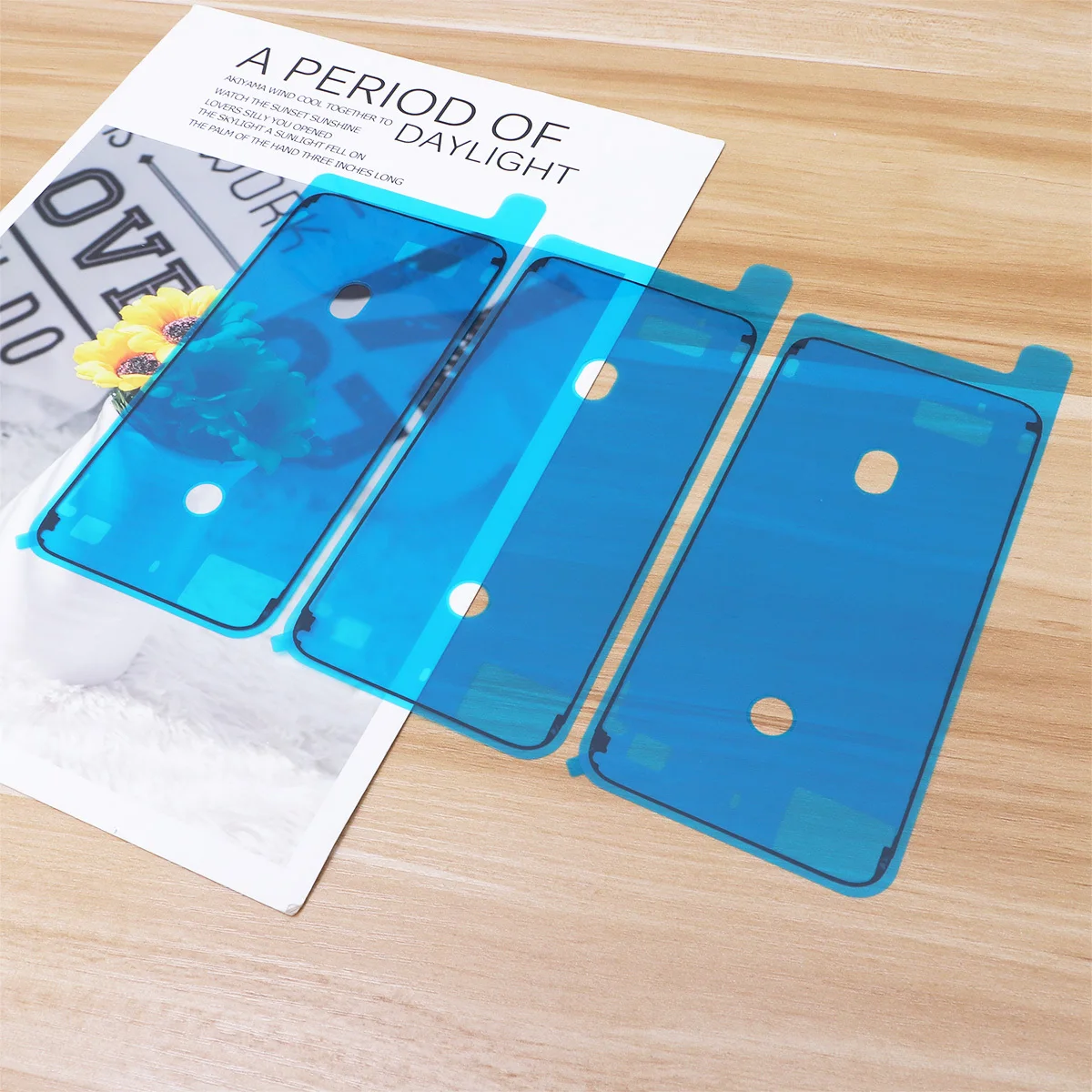 3Pcs Waterproof Phone LCD Glue Sticker Back Cover Adhesive Frame Seal for Full Set Strong Hold No Cutting Needed
3Pcs Waterproof Phone LCD Glue Sticker Back Cover Adhesive Frame Seal for Full Set Strong Hold No Cutting Needed