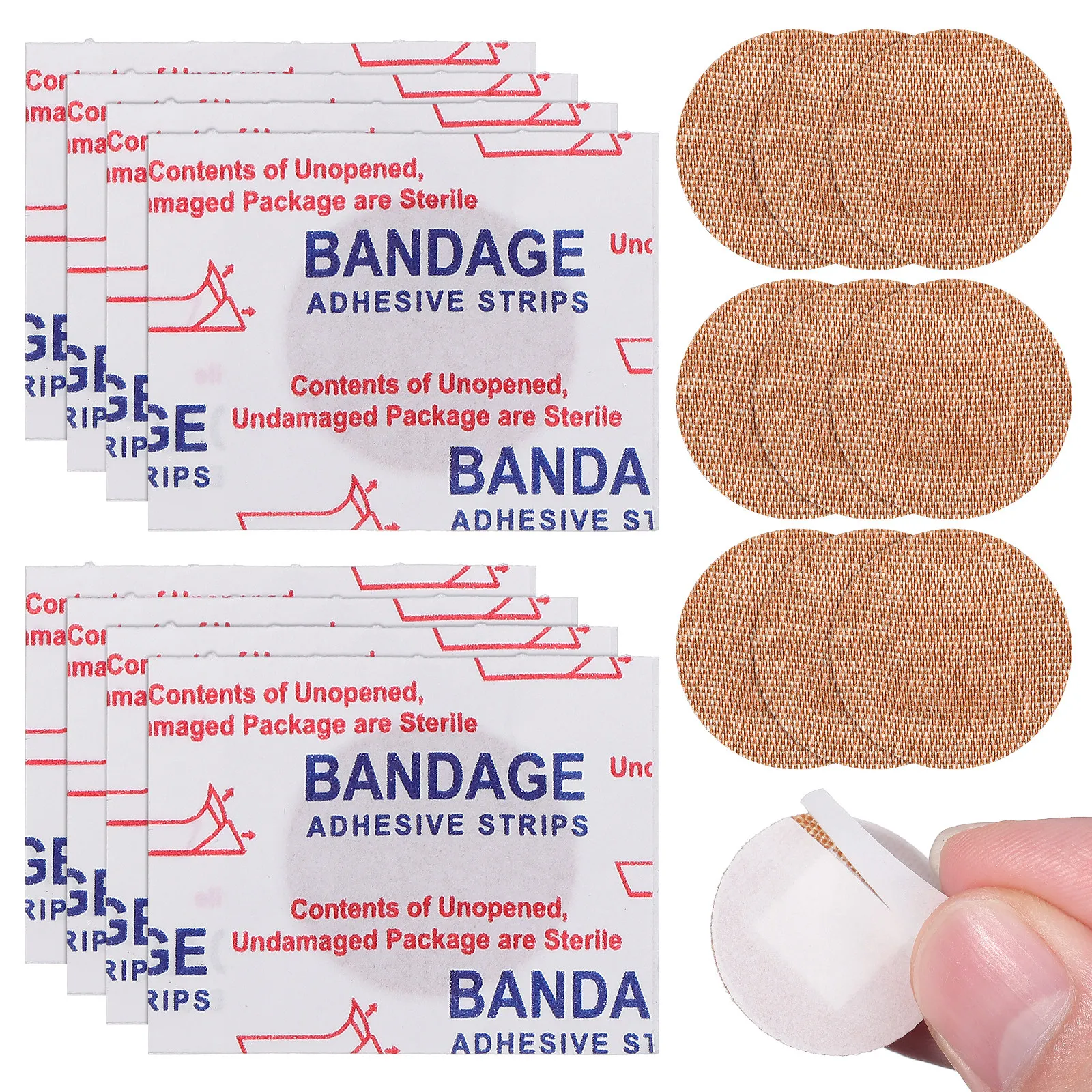 50pcs Adhesive Bandages Elastic Fabric Wound Care Sticker Waterproof Practical First Aid Finger Joint Patches Small Wounds
50pcs Adhesive Bandages Elastic Fabric Wound Care Sticker Waterproof Practical First Aid Finger Joint Patches Small Wounds