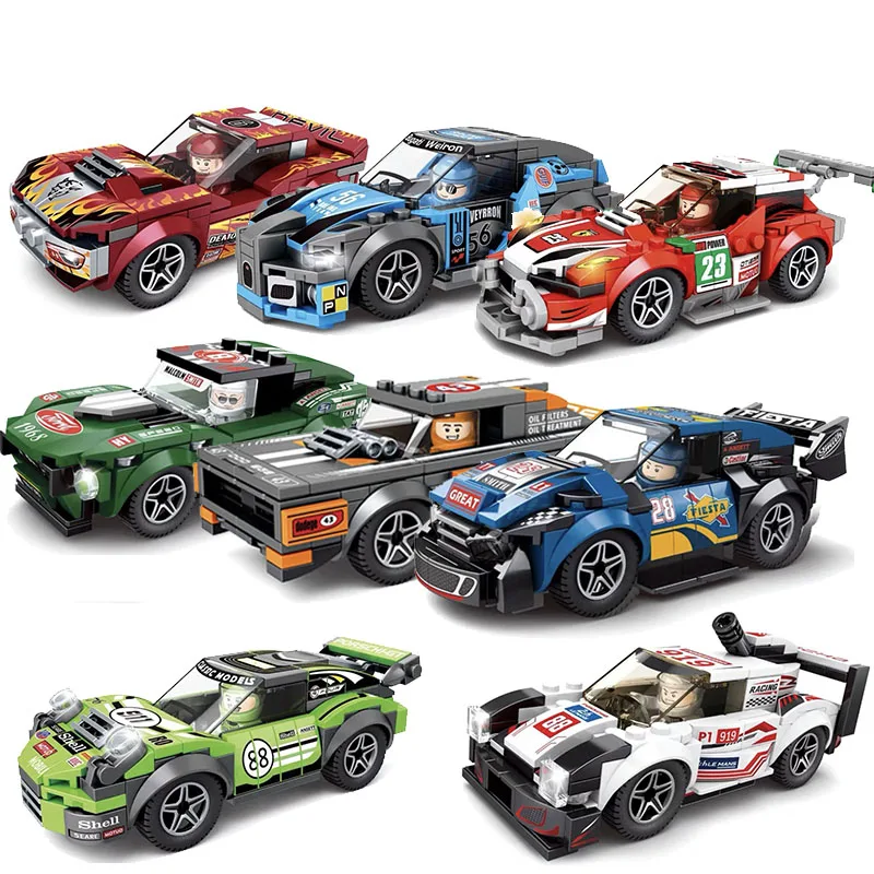 Assembling small cars building block models toys sports cars children's puzzle gifts handsome racing ornaments for boys
Assembling small cars building block models toys sports cars children's puzzle gifts handsome racing ornaments for boys