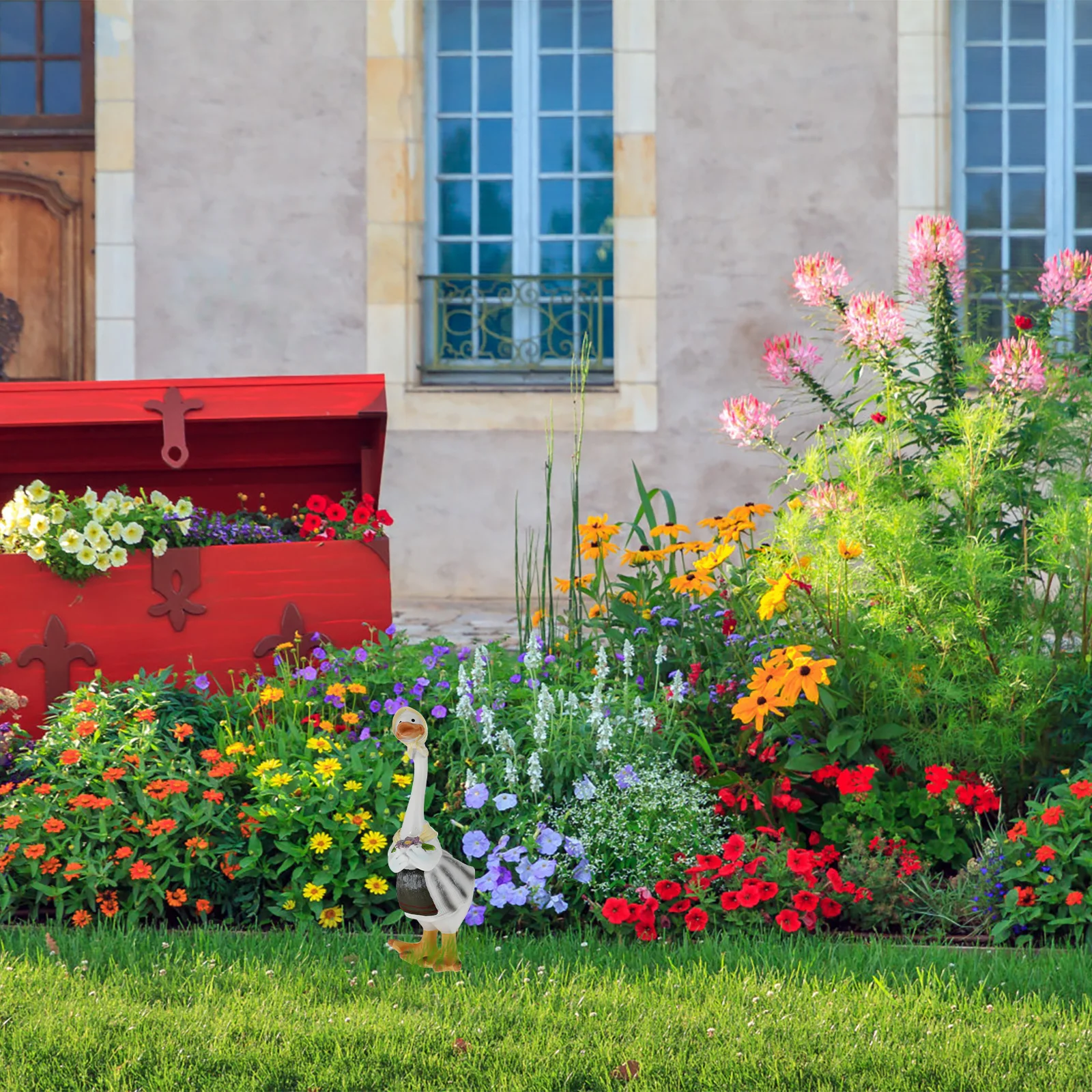 Simulated Duck nament Lovely Resin Craft Garden Statue Decorations Vivid Unique Design Figurine HomeDecoration 
Simulated Duck nament Lovely Resin Craft Garden Statue Decorations Vivid Unique Design Figurine HomeDecoration