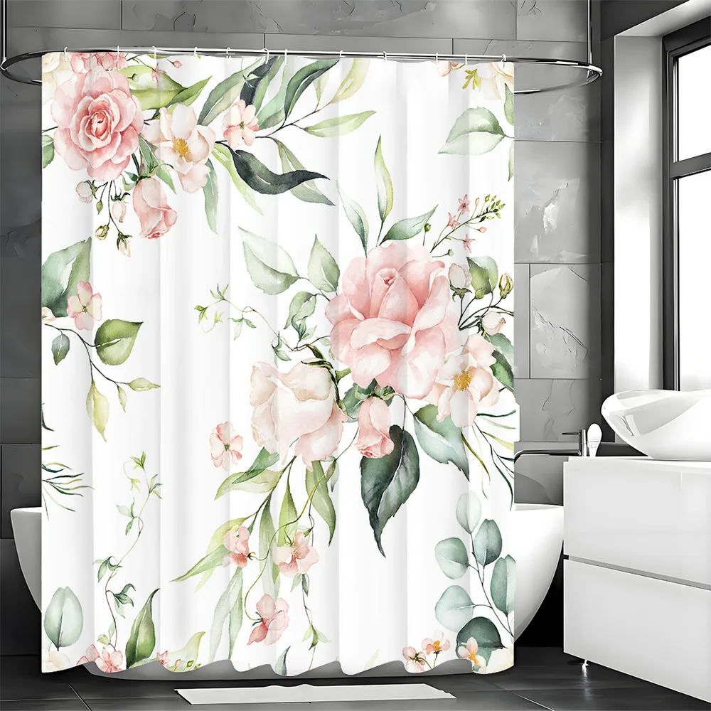 Красивые и свежие розовые цветы занавеска для душа моющаяся грязеотталкивающая насадка для душа водонепроницаемая полиэстеровая занавеска для ванны
Красивые и свежие розовые цветы занавеска для душа моющаяся грязеотталкивающая насадка для душа водонепроницаемая полиэстеровая занавеска для ванны