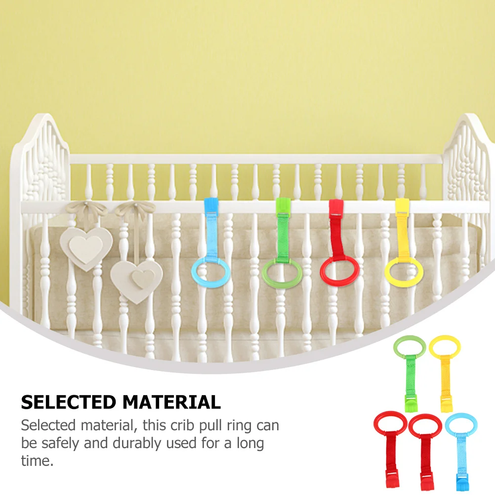 5 шт., тянущие кольца для детской кроватки, вспомогательные кольца для стояния, инструмент, защитные ручки для детей, тянущее кольцо для младенцев
5 шт., тянущие кольца для детской кроватки, вспомогательные кольца для стояния, инструмент, защитные ручки для детей, тянущее кольцо для младенцев