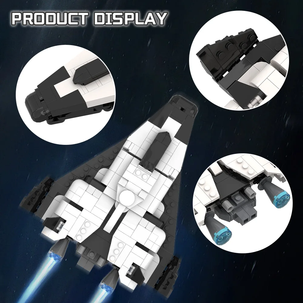 MOC CF2 Челнок-Полет Nova Строительные блоки Космический полет Моделирование игры Научно-фантастический корабль Космический челнок Кирпичи Детские игрушки
MOC CF2 Челнок-Полет Nova Строительные блоки Космический полет Моделирование игры Научно-фантастический корабль Космический челнок Кирпичи Детские игрушки