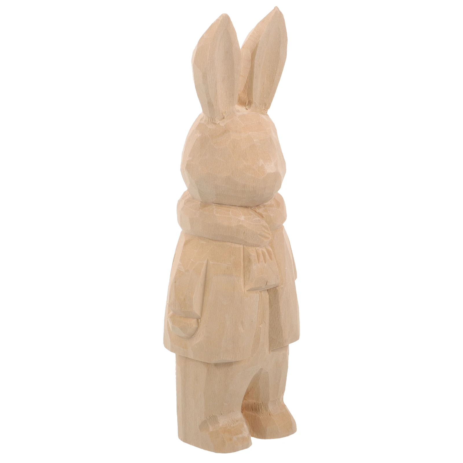 Log Colored Wooden Rabbit Figurine Natural Wood Color 3D Bunny Decoration for Easter Home Desktop Craft Durability Lightweight
Log Colored Wooden Rabbit Figurine Natural Wood Color 3D Bunny Decoration for Easter Home Desktop Craft Durability Lightweight