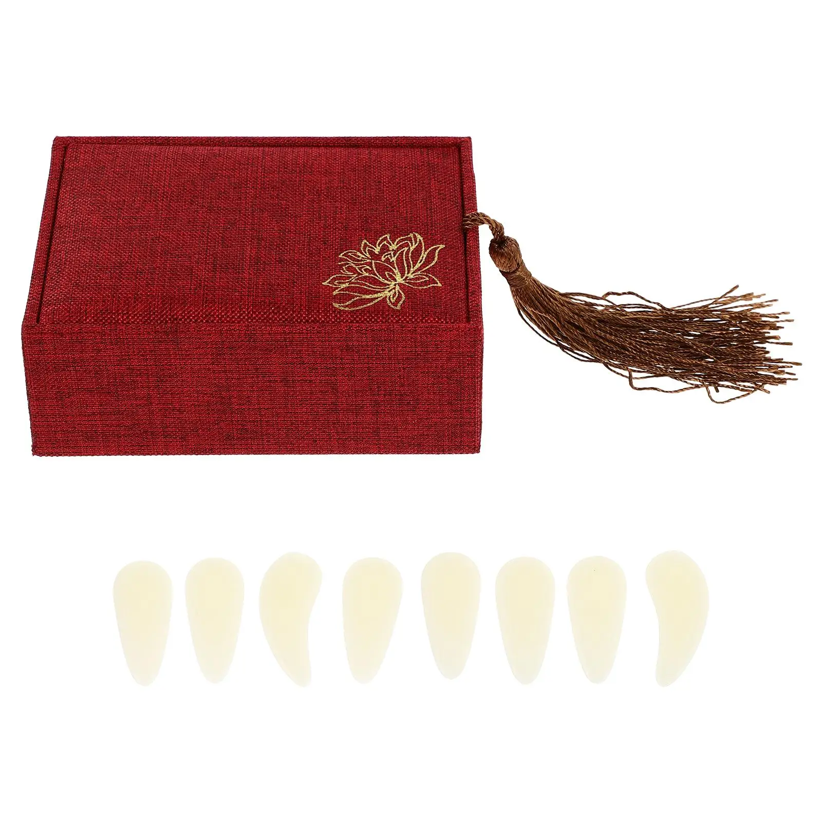 Guzheng Nails Finger Picks Small Fingertip Protectors Nylon Practice Picks Ergonomic Curve Design Comfortable Long Time Use
Guzheng Nails Finger Picks Small Fingertip Protectors Nylon Practice Picks Ergonomic Curve Design Comfortable Long Time Use