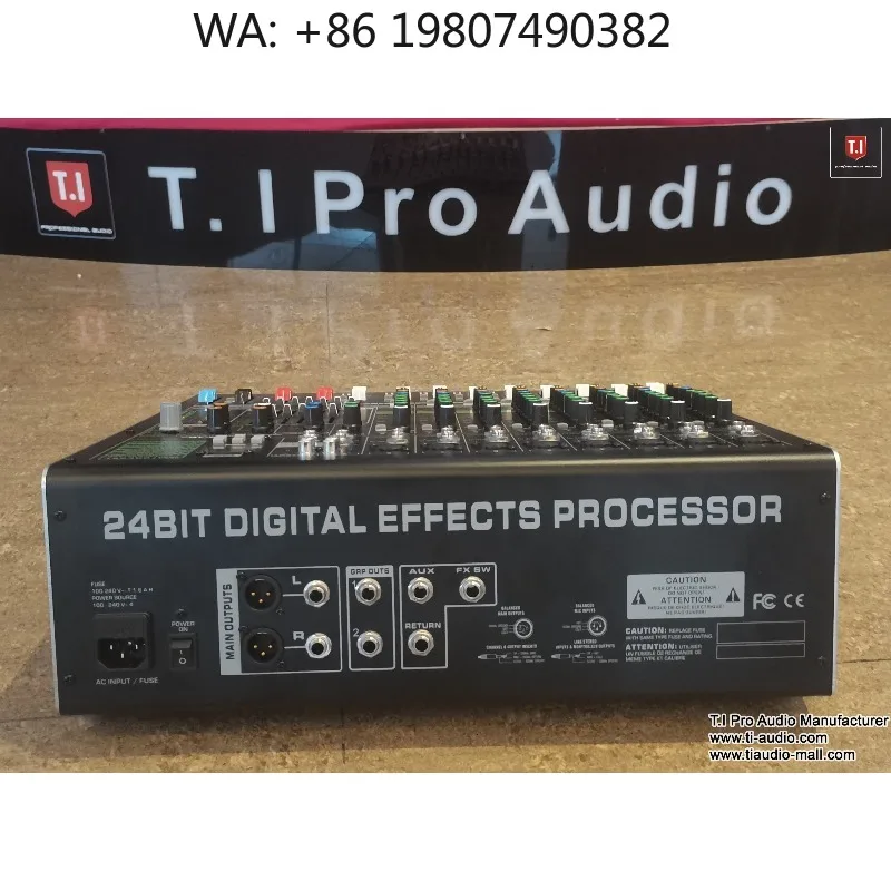 Two Channel Stereo Pure Audio Mixer, professional mixing equipment for DJ show and stage live performances
Two Channel Stereo Pure Audio Mixer, professional mixing equipment for DJ show and stage live performances