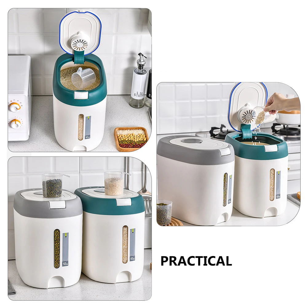 Moisture proof Rice Storage Box Sealed Bucket Large Capacity Clear Scale Panel Easy Identification Content Remaining Volume Safe
Moisture proof Rice Storage Box Sealed Bucket Large Capacity Clear Scale Panel Easy Identification Content Remaining Volume Safe