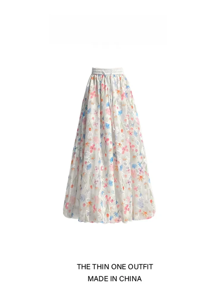Floral Print A-Line Skirt Women's Summer Fairy Skirt High Waist Draping Bloomer Skirt Slimming Effectiveness Polyester F...
Floral Print A-Line Skirt Women's Summer Fairy Skirt High Waist Draping Bloomer Skirt Slimming Effectiveness Polyester F...