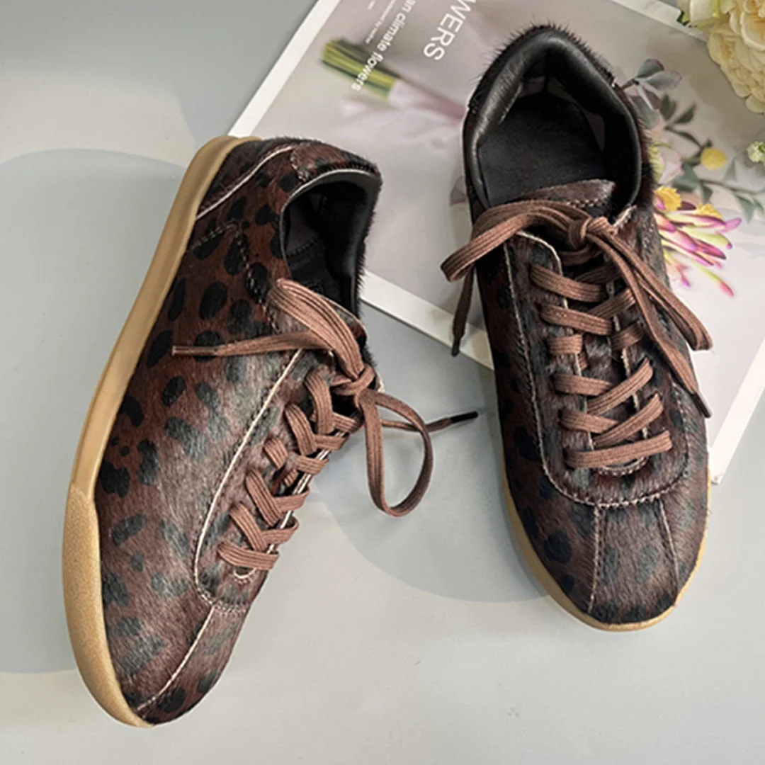 Maxdutti Minimalist Horsehair Leopard Print Genuine Leather Shoes For Woman Women's Sneakers And Casual Shoes Sports Shoes
Maxdutti Minimalist Horsehair Leopard Print Genuine Leather Shoes For Woman Women's Sneakers And Casual Shoes Sports Shoes