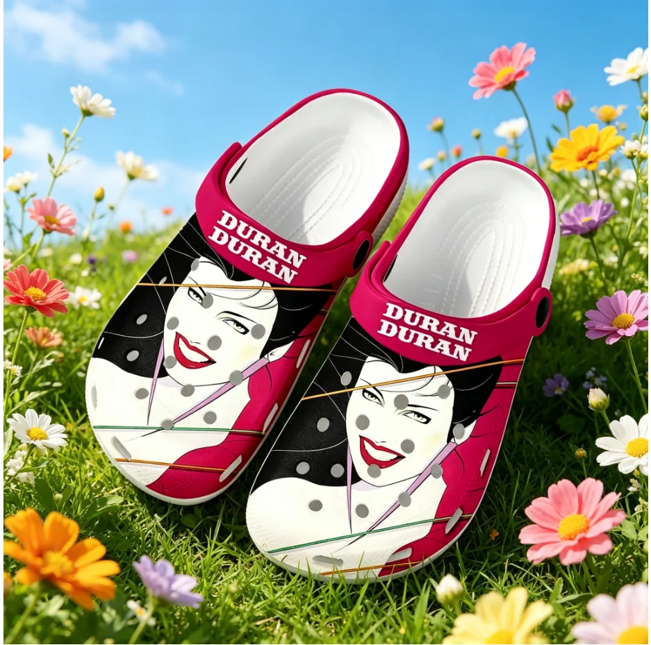 Duran Band Versatile Custom Slippers, Classic Rock Print Soft Sole Unisex Custom Clogs
Duran Band Versatile Custom Slippers, Classic Rock Print Soft Sole Unisex Custom Clogs