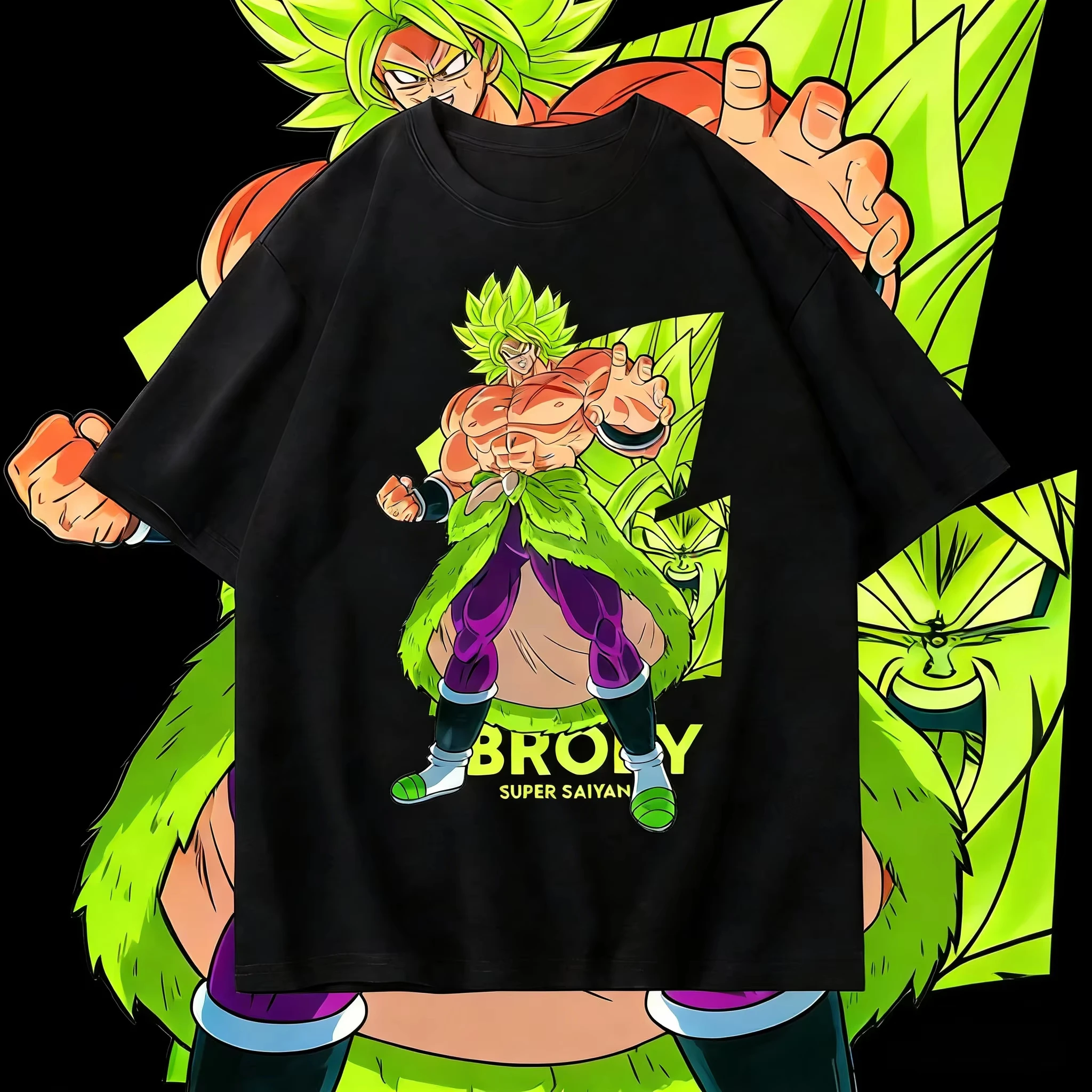 Новая летняя футболка 2026 года с принтом Dragon Ball к 40-летию, Броли, 100% хлопок, аниме-принт, большие размеры, повседневная уличная одежда унисекс в стиле Y2K
Новая летняя футболка 2026 года с принтом Dragon Ball к 40-летию, Броли, 100% хлопок, аниме-принт, большие размеры, повседневная уличная одежда унисекс в стиле Y2K