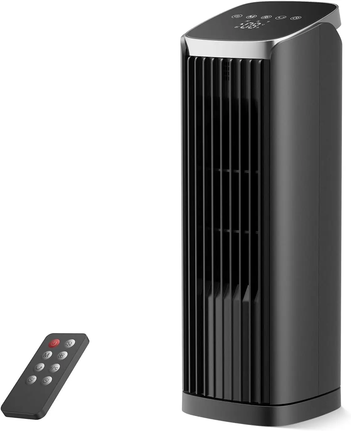 13" Tower Fan for Bedroom with Remote, 4 Modes 4 Speeds Max 24ft/s, 70° Oscillating Desk Fan, 12H Timer Portable Cooling Fan for
13" Tower Fan for Bedroom with Remote, 4 Modes 4 Speeds Max 24ft/s, 70° Oscillating Desk Fan, 12H Timer Portable Cooling Fan for