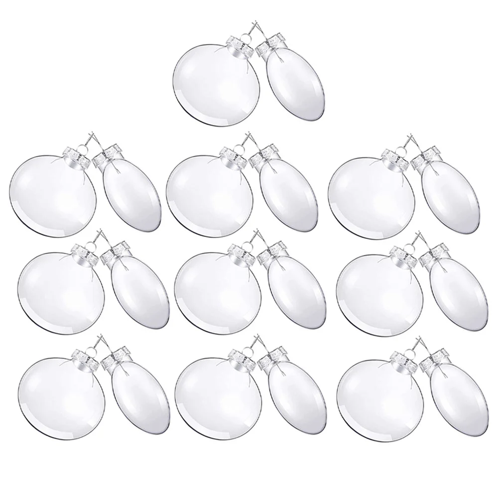 20pcs Clear Christmas Ball Xmas Tree Hanging Ornaments Hanging Baubles for Holiday Christmas Ball Ornaments
20pcs Clear Christmas Ball Xmas Tree Hanging Ornaments Hanging Baubles for Holiday Christmas Ball Ornaments