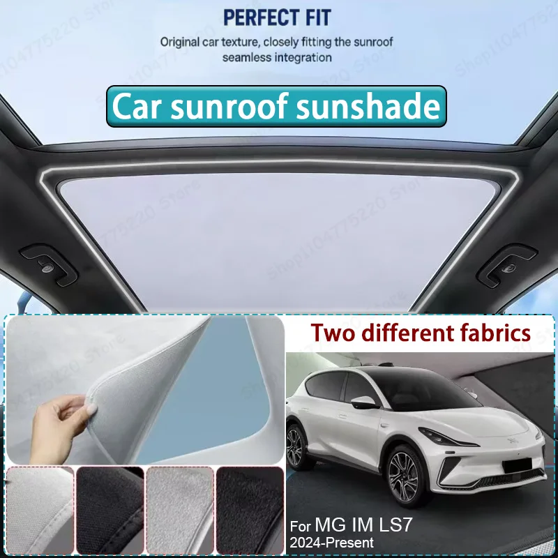For MG IM LS7 2024-Present Car Sunroof Sunshade Heat Insulation UV Protection Electrostatic Suede Skylight Cover
For MG IM LS7 2024-Present Car Sunroof Sunshade Heat Insulation UV Protection Electrostatic Suede Skylight Cover