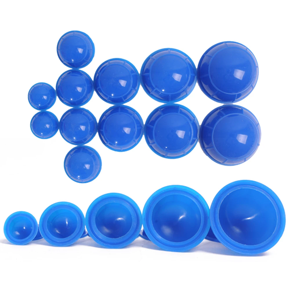 12Pcs/Set Strong Suction Vacuum Cupping Chinese Therapy Silicone Anti Cellulite Cans Body Massager Slimming Tools 5 Sizes Jars
12Pcs/Set Strong Suction Vacuum Cupping Chinese Therapy Silicone Anti Cellulite Cans Body Massager Slimming Tools 5 Sizes Jars