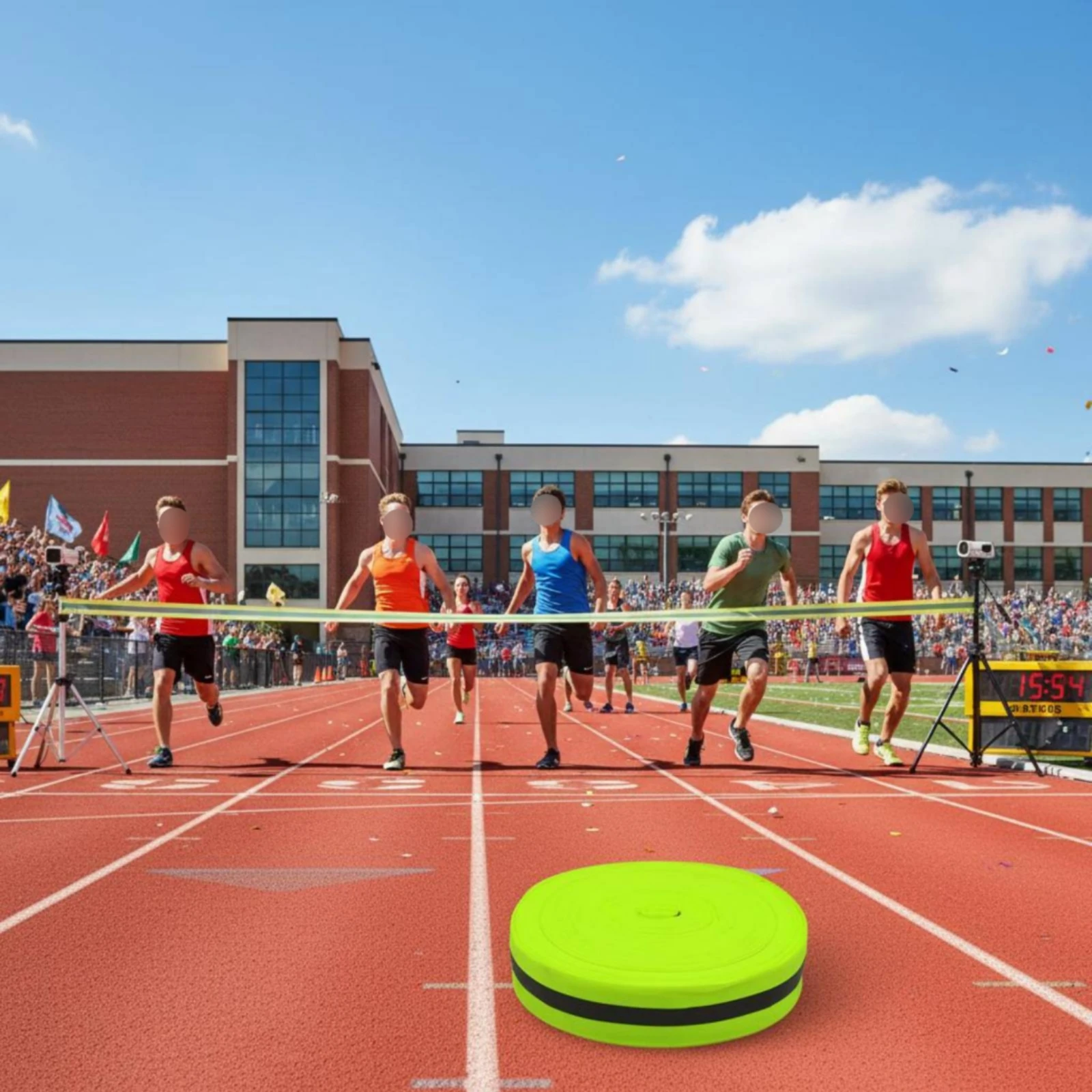 Track Ribbon Tape Dark Middle Stripe Reflective Track Tape High Visibility Ribbon 5 Cm Wide Sports Gear Polyester
Track Ribbon Tape Dark Middle Stripe Reflective Track Tape High Visibility Ribbon 5 Cm Wide Sports Gear Polyester