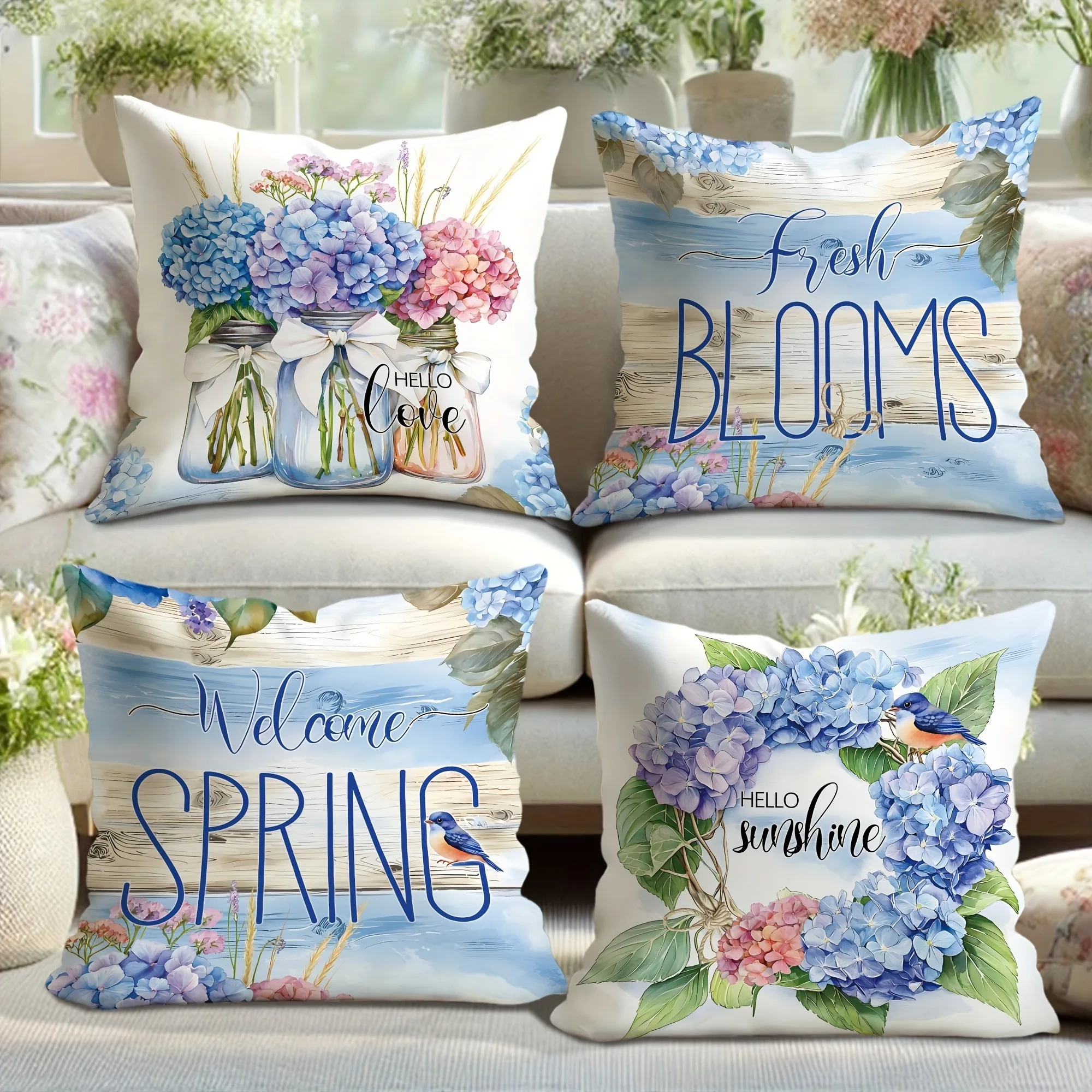 Blue Wildflower Pattern Home Decor Pillowcase Bedroom Living Room Sofa Decor Polyester Cushion Cover with Zipper
Blue Wildflower Pattern Home Decor Pillowcase Bedroom Living Room Sofa Decor Polyester Cushion Cover with Zipper
