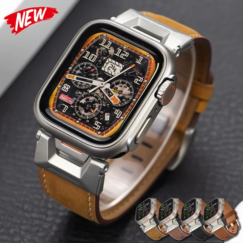 Роскошный женский + ремешок для Apple Watch 44 мм 45 мм, кожаный мужской ремешок для iWatch серии 9 8 7 6 SE 5 4, сменный на Ультра чехол
Роскошный женский + ремешок для Apple Watch 44 мм 45 мм, кожаный мужской ремешок для iWatch серии 9 8 7 6 SE 5 4, сменный на Ультра чехол