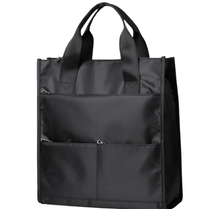 Men's Large Capacity Handbag Nylon Durable Business Lightweight Teacher Commuter Hand Bag Multi Layer Zipper Conference Tote Bag
Men's Large Capacity Handbag Nylon Durable Business Lightweight Teacher Commuter Hand Bag Multi Layer Zipper Conference Tote Bag