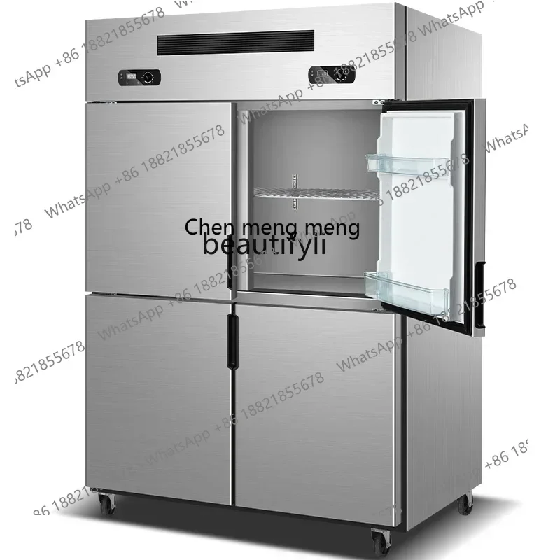 commercial vertical kitchen refrigeration freezing fresh-keeping double temperature freezer
commercial vertical kitchen refrigeration freezing fresh-keeping double temperature freezer