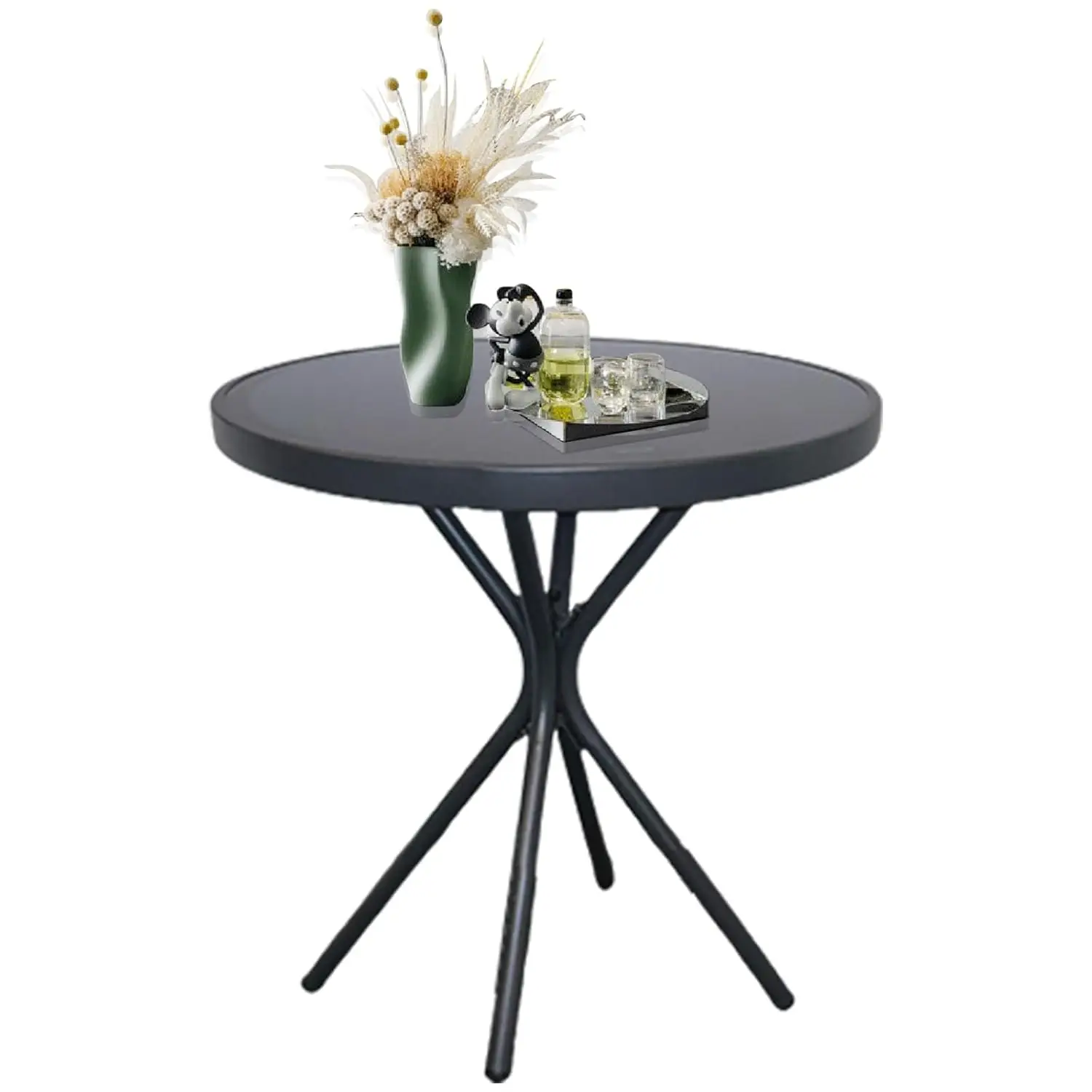 23" Outdoor Round Coffee Side Table, Versatile Patio Metal Bistro, End, or Accent Table with Tempered Glass, Customized
23" Outdoor Round Coffee Side Table, Versatile Patio Metal Bistro, End, or Accent Table with Tempered Glass, Customized