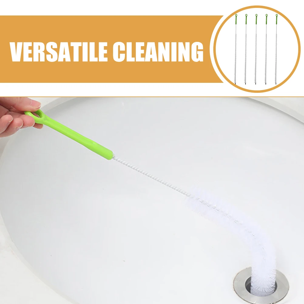 5 Pcs Flexible Drain Brush Drain Cleaner Pipe Brush for Hair Clog Removal Sink Cleaning Tool Plumbing Solution
5 Pcs Flexible Drain Brush Drain Cleaner Pipe Brush for Hair Clog Removal Sink Cleaning Tool Plumbing Solution