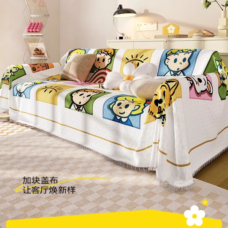 Cute Cartoon Sofa Towel Protector for Living Room Multifunction Anti-catch Anti-slip Four Seasons Slipcovers L-shaped Washable
Cute Cartoon Sofa Towel Protector for Living Room Multifunction Anti-catch Anti-slip Four Seasons Slipcovers L-shaped Washable