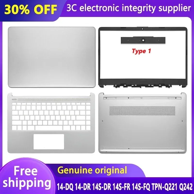 New Case For 14-DQ 14-DR 14S-DR 14S-FR 14S-FQ TPN-Q221 LCD Back Cover Front Bezel Palmrest Bottom Case Hinges Top Lower Cover
New Case For 14-DQ 14-DR 14S-DR 14S-FR 14S-FQ TPN-Q221 LCD Back Cover Front Bezel Palmrest Bottom Case Hinges Top Lower Cover