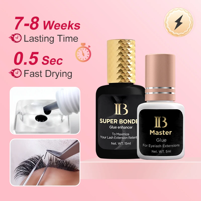 2 Bottles IBeauty Super Bonder Eyelash Extension IB Master Glue Fixing Agent False Lash Adhesive Suppliers Quick Drying Korea
2 Bottles IBeauty Super Bonder Eyelash Extension IB Master Glue Fixing Agent False Lash Adhesive Suppliers Quick Drying Korea
