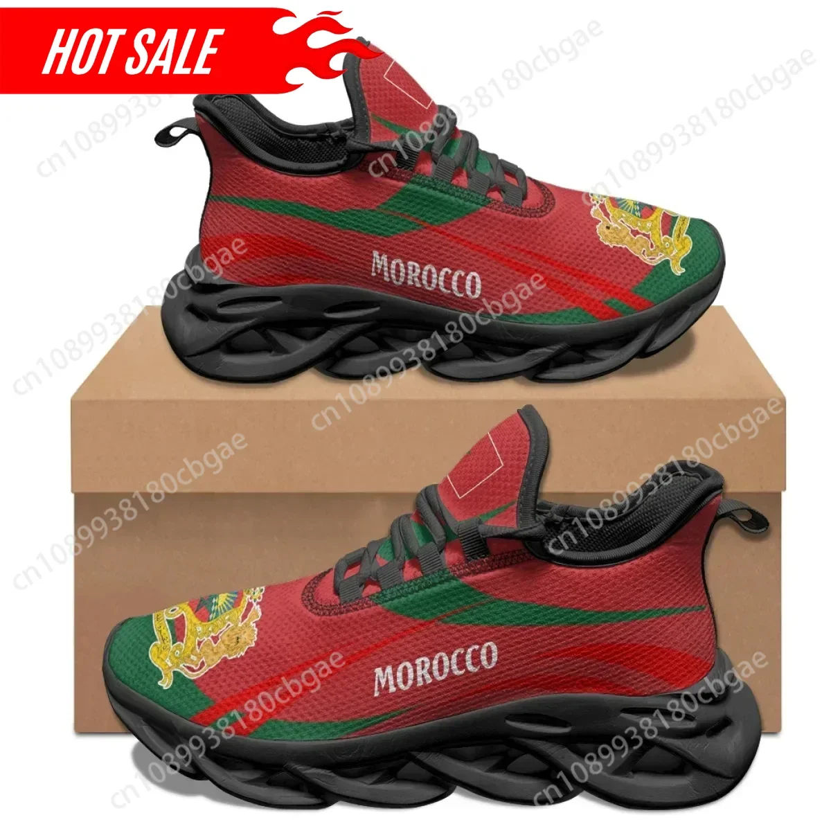 Hot Morocco Flag Cushion Sneakers Unisex Comfortable Non-Slip Walking Sneakers Women Mens Casual Running Shoes Leisure
Hot Morocco Flag Cushion Sneakers Unisex Comfortable Non-Slip Walking Sneakers Women Mens Casual Running Shoes Leisure