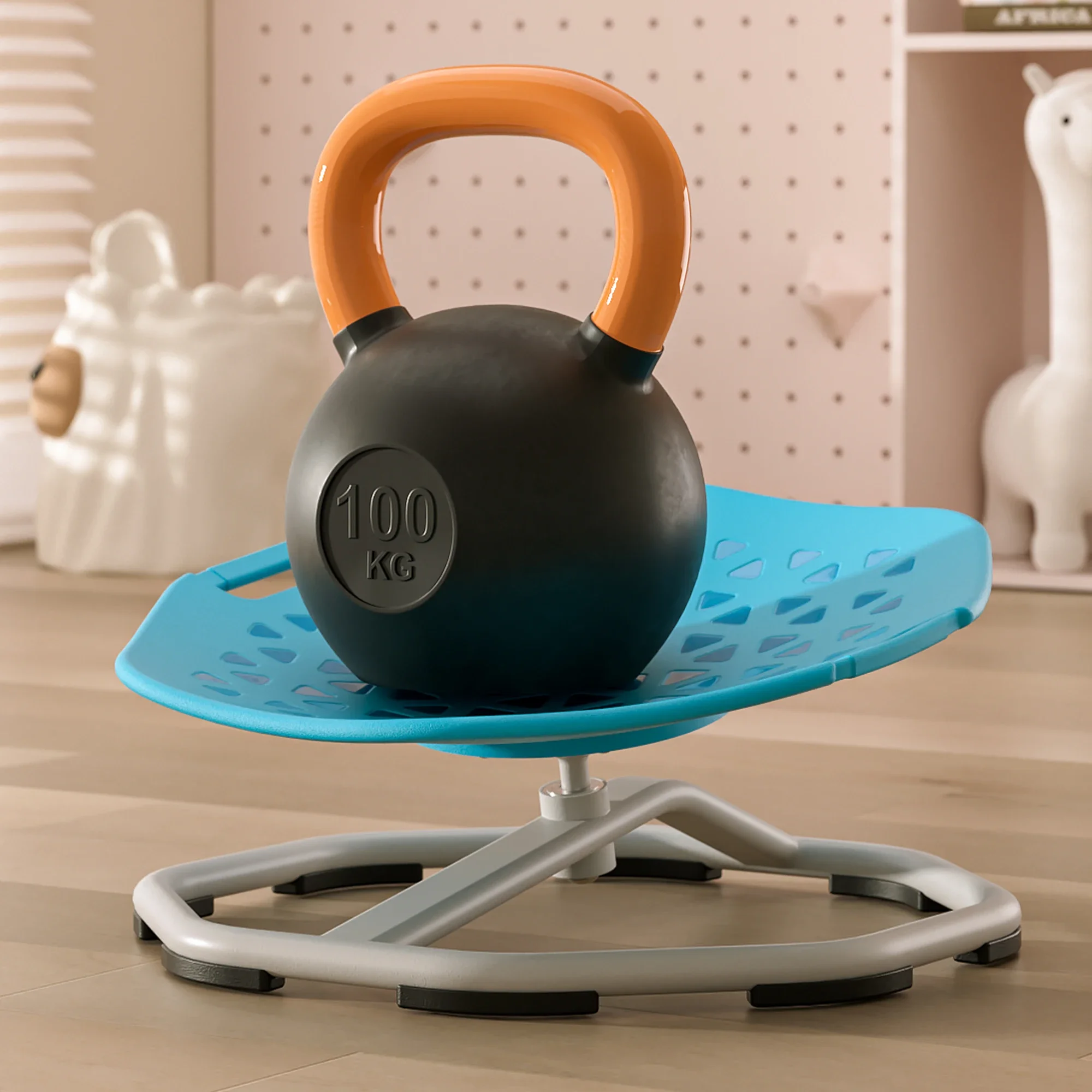 Kids Sensory Swivel Chair, Spinning Chair for Autistic Kids, Sensory Toy for ADHD Children, Training Body Coordination
Kids Sensory Swivel Chair, Spinning Chair for Autistic Kids, Sensory Toy for ADHD Children, Training Body Coordination