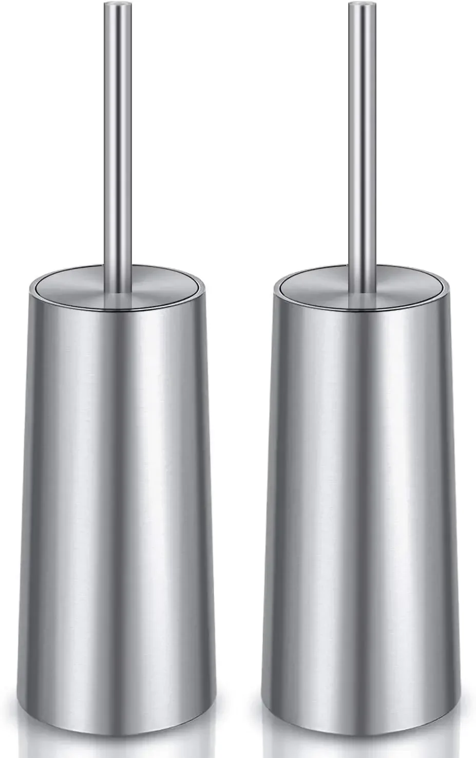 2 Pack Stainless Steel Toilet Brush & Holder Set, Durable & Elegant, Silver
2 Pack Stainless Steel Toilet Brush & Holder Set, Durable & Elegant, Silver