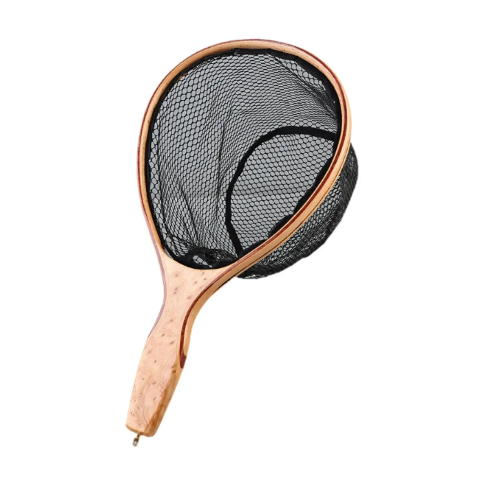 Fly Fishing Landing Net Fishing Mesh Net Comfortable Tool Ergonomic Accessories Fish Net Wooden Handle for Boat Saltwater
Fly Fishing Landing Net Fishing Mesh Net Comfortable Tool Ergonomic Accessories Fish Net Wooden Handle for Boat Saltwater