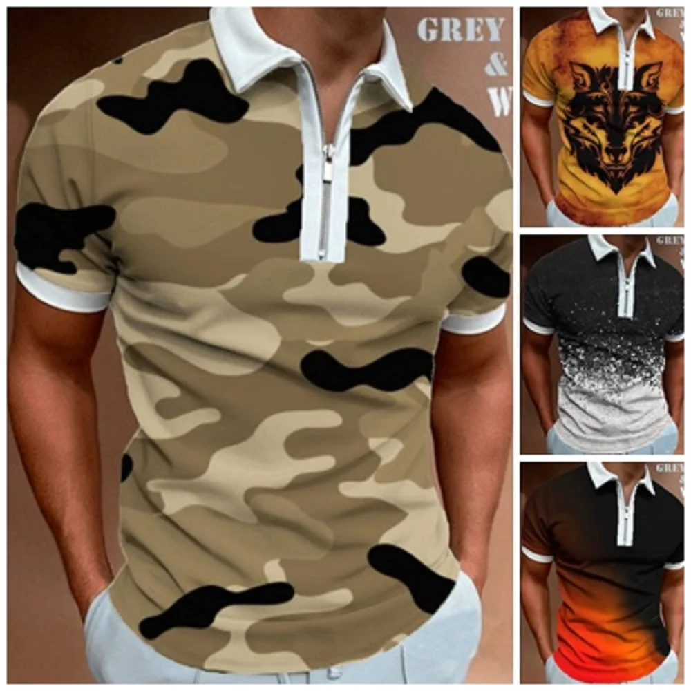 Fashion Men's Polo Clothing Shirts Streetwear Flowers Print Casual Short Sleeve Tee Shirt Men Turn-Down Collar Zipper Tops S-5XL
Fashion Men's Polo Clothing Shirts Streetwear Flowers Print Casual Short Sleeve Tee Shirt Men Turn-Down Collar Zipper Tops S-5XL